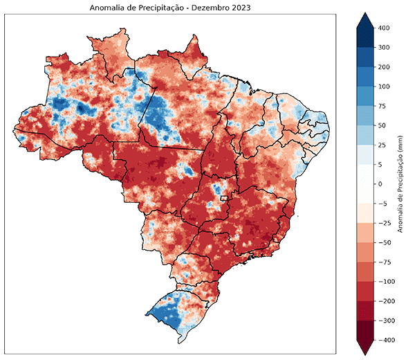 Fig. 1b: Anomalia de precipitação