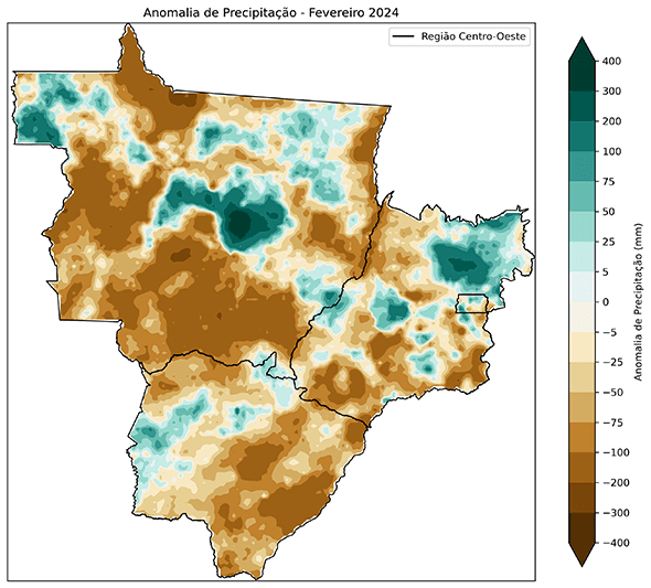 Fig. 3b: Anomalia de precipitação