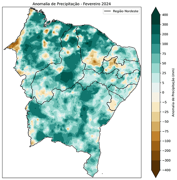 Fig. 2b: Anomalia de precipitação
