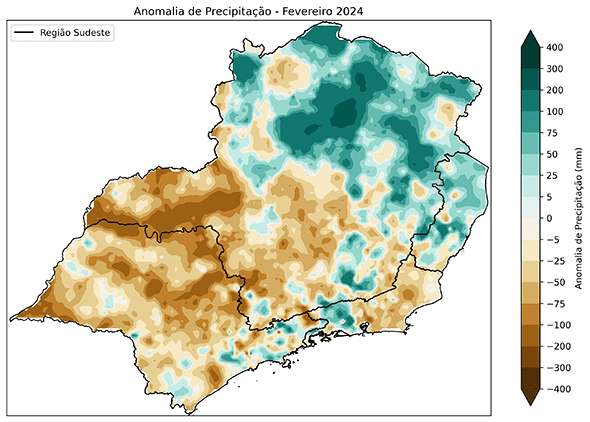 Fig. 4b: Anomalia de precipitação