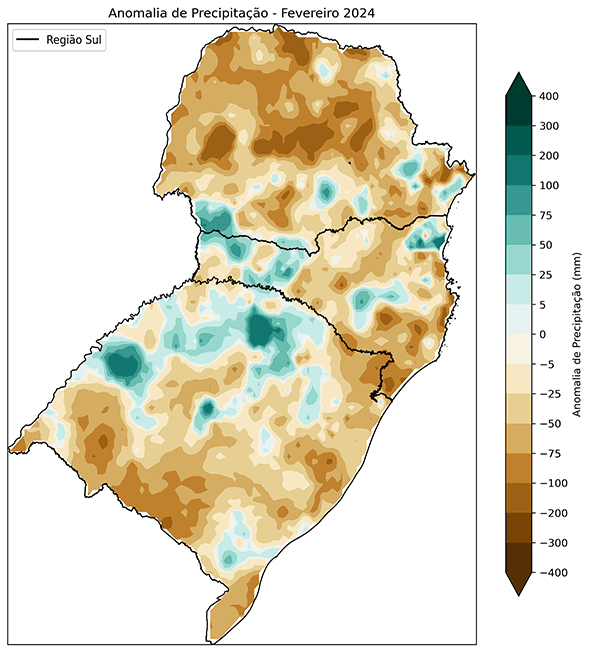 Fig. 5b: Anomalia de precipitação