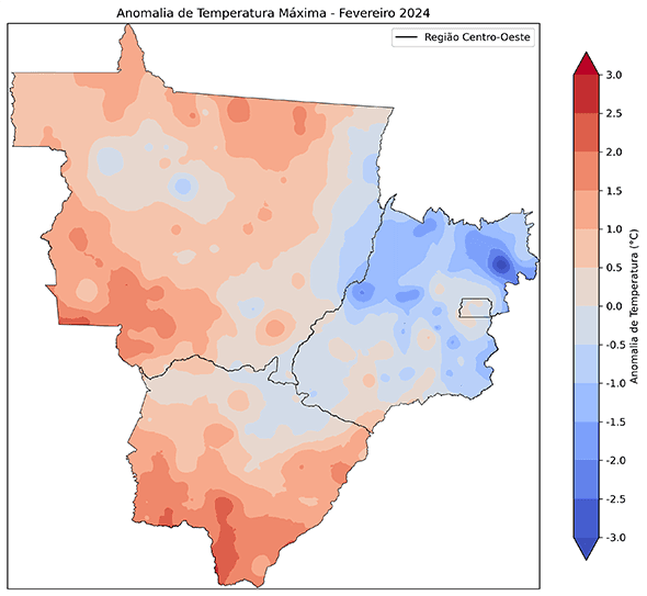 Fig. 8b: Anomalia da temperatura máxima