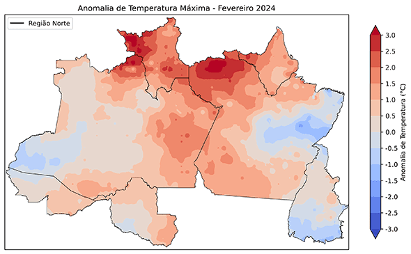 Fig. 6b: Anomalia da temperatura máxima