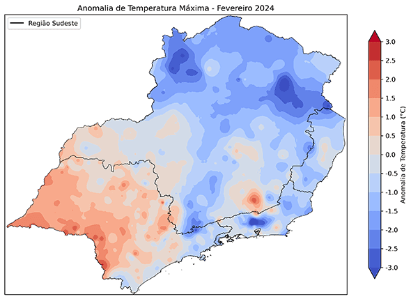Fig. 9b: Anomalia da temperatura máxima