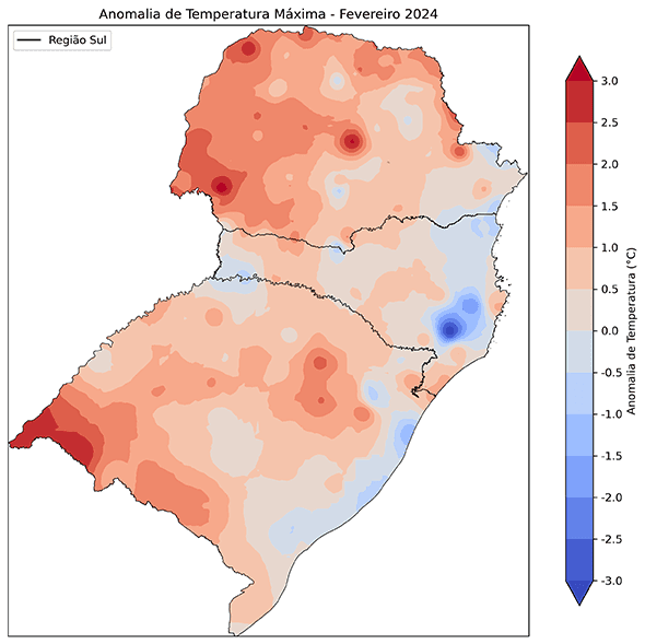 Fig. 10b: Anomalia da temperatura máxima