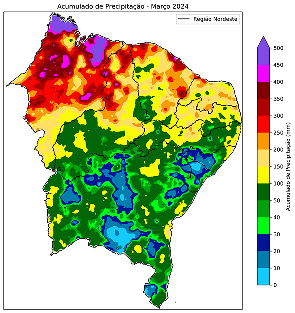 Fig. 2a: Precipitação total