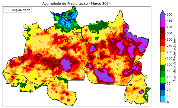 Fig. 1a: Precipitação total