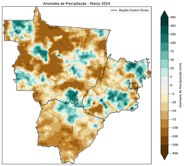 Fig. 3b: Anomalia de precipitação