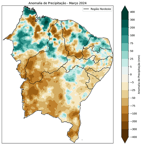 Fig. 2b: Anomalia de precipitação