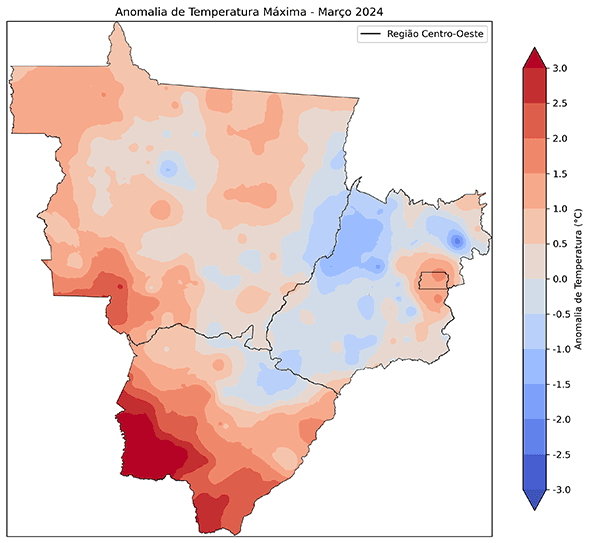 Fig. 8b: Anomalia da temperatura máxima