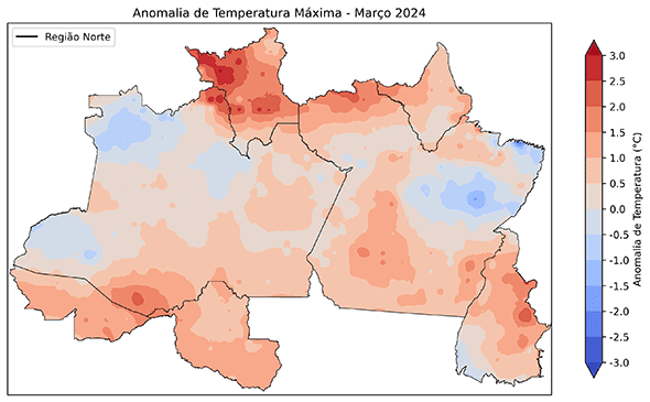 Fig. 6b: Anomalia da temperatura máxima