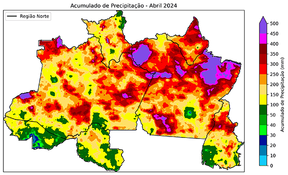 Fig. 1a: Precipitação total