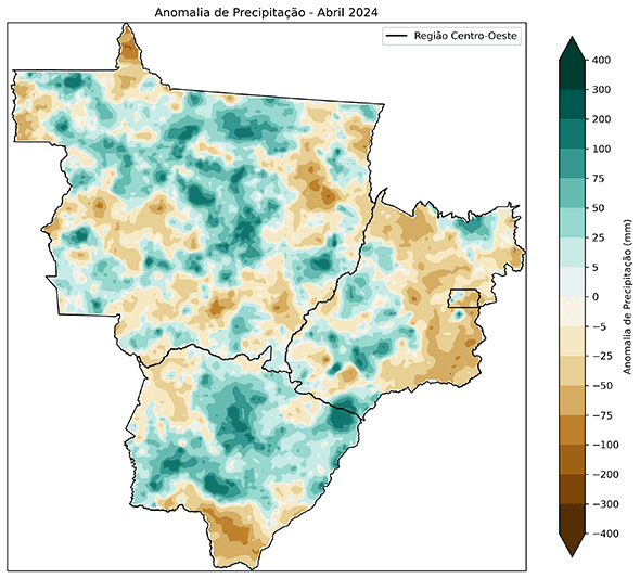 Fig. 3b: Anomalia de precipitação