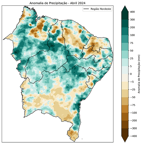 Fig. 2b: Anomalia de precipitação