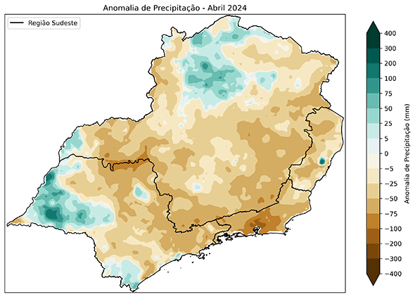 Fig. 4b: Anomalia de precipitação