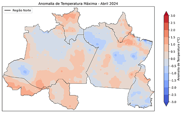 Fig. 6b: Anomalia da temperatura máxima