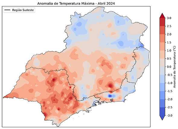 Fig. 9b: Anomalia da temperatura máxima