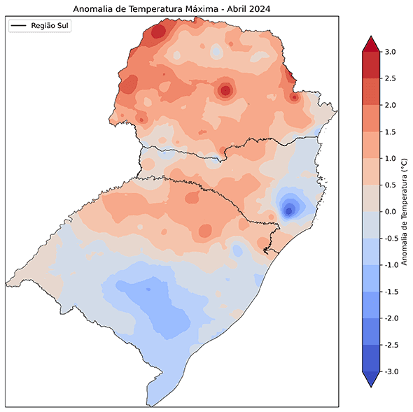 Fig. 10b: Anomalia da temperatura máxima