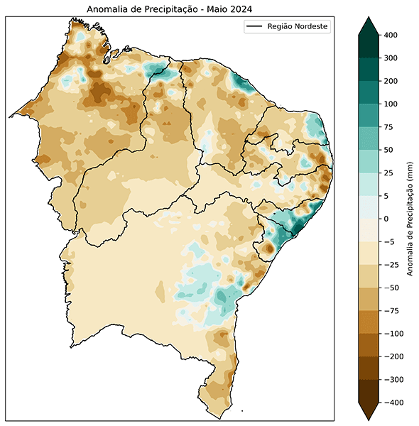 Fig. 2b: Anomalia de precipitação