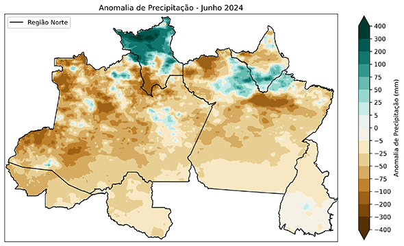 Fig. 1b: Anomalia de precipitação