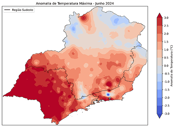 Fig. 9b: Anomalia da temperatura máxima
