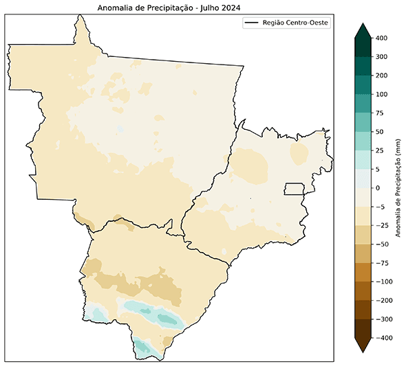 Fig. 3b: Anomalia de precipitação