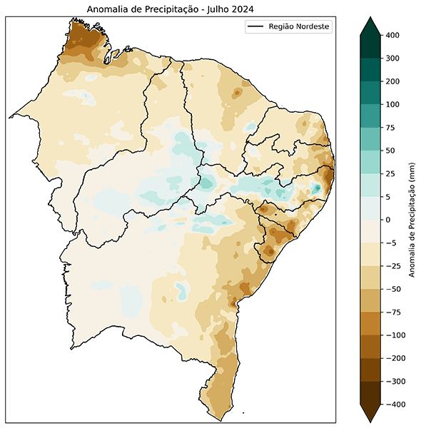 Fig. 2b: Anomalia de precipitação