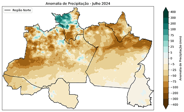Fig. 1b: Anomalia de precipitação