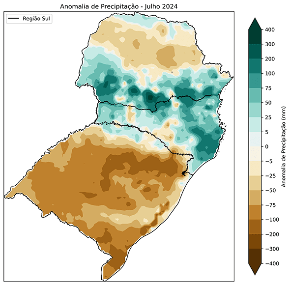 Fig. 5b: Anomalia de precipitação