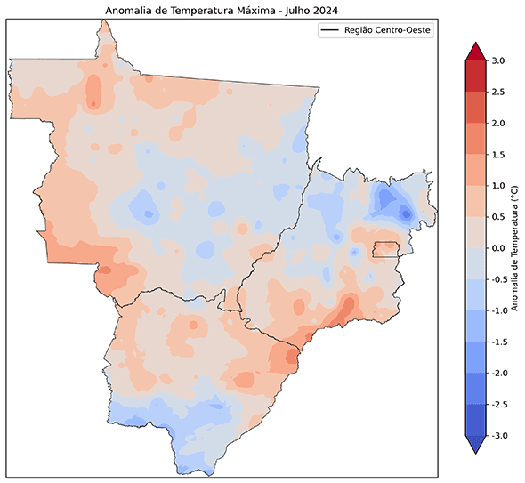 Fig. 8b: Anomalia da temperatura máxima