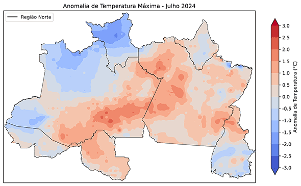 Fig. 6b: Anomalia da temperatura máxima