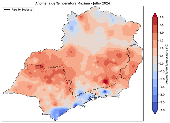 Fig. 9b: Anomalia da temperatura máxima