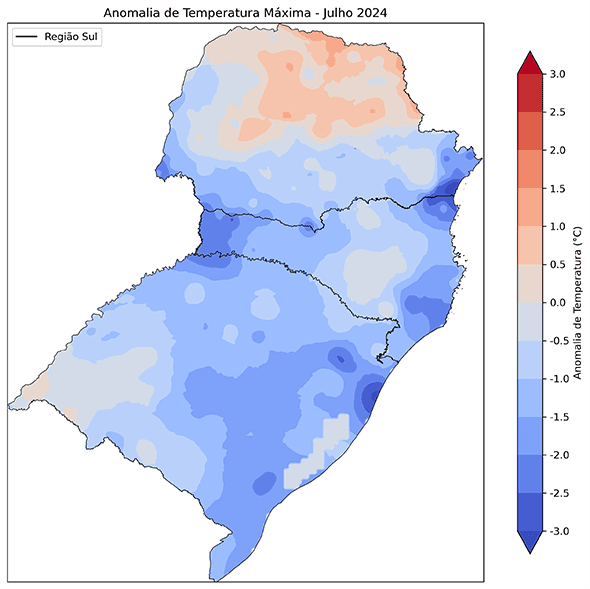 Fig. 10b: Anomalia da temperatura máxima