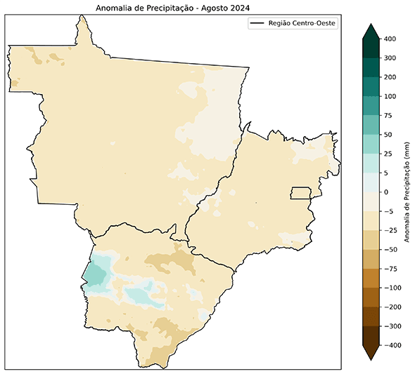 Fig. 3b: Anomalia de precipitação