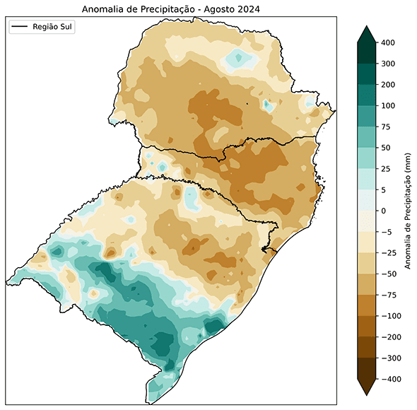 Fig. 5b: Anomalia de precipitação