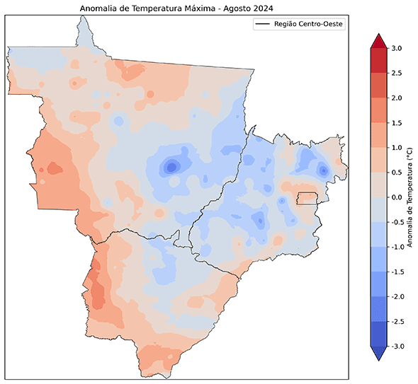 Fig. 8b: Anomalia da temperatura máxima